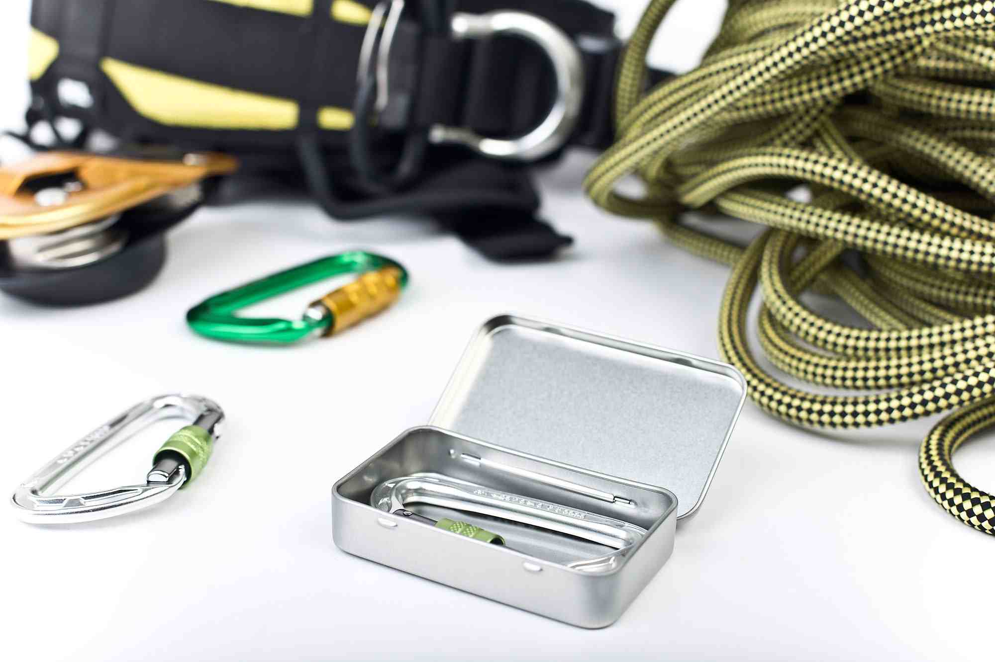 Metalldose für Taschen