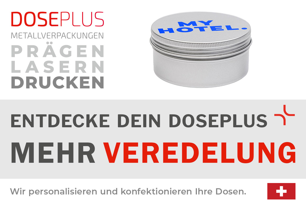Doseplus Seifendose DSS-055 rund – entdecke dein Doseplus, mehr Veredelung. Robuste Metalldose mit praktischem Abtropfeinsatz für Seifen und Pflegeprodukte.