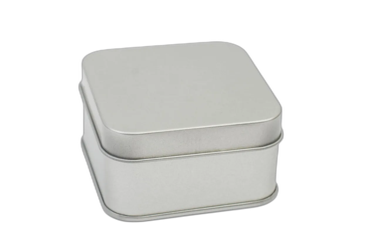 Quadratische Metallverpackung für Pralinen