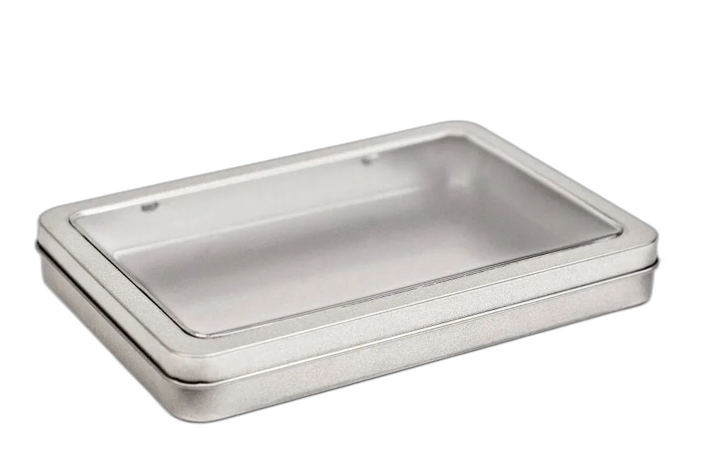 A6 Maxi View -Metallverpackung mit Sichtfenster