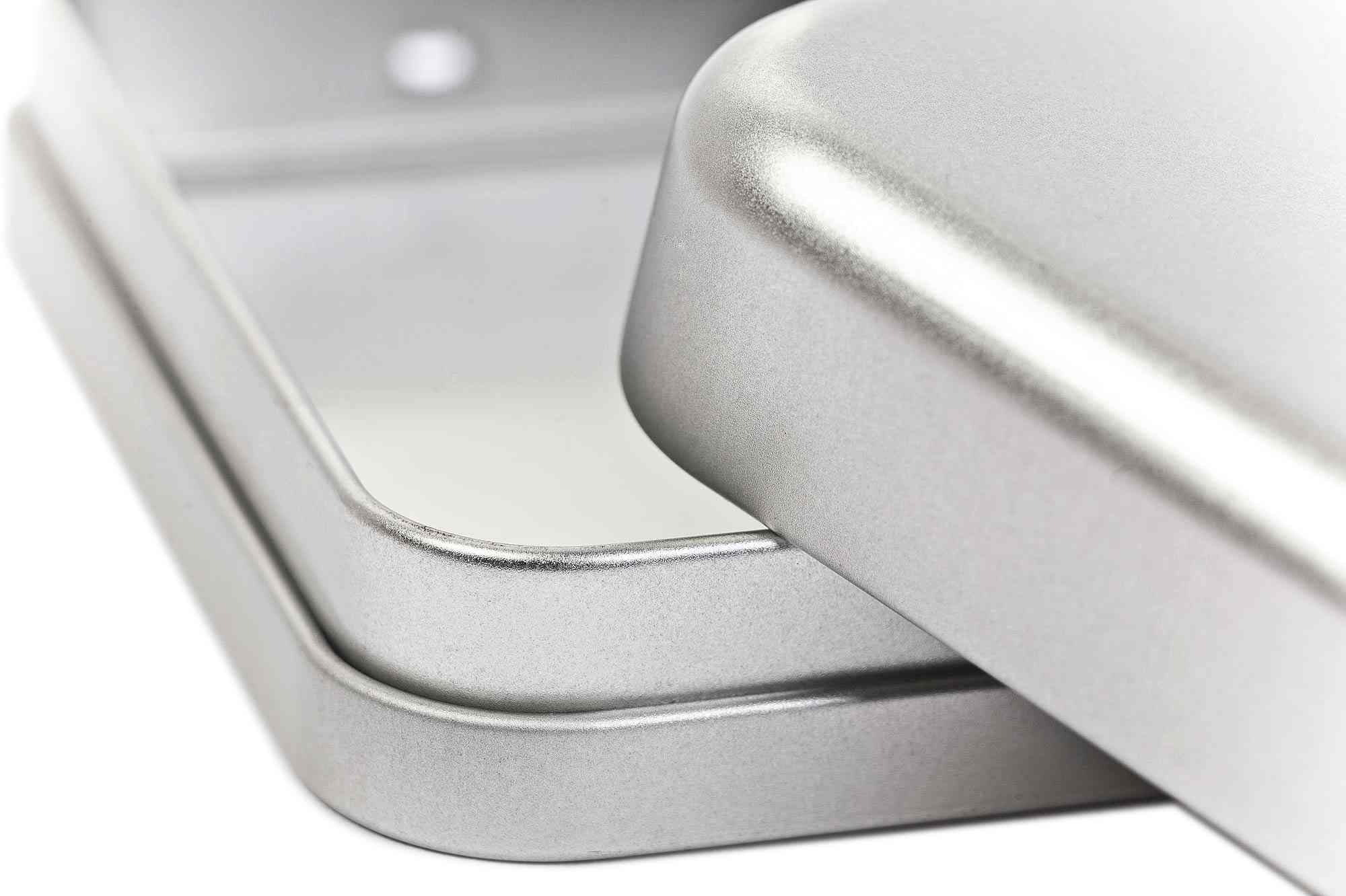 Eckige Metallverpackung aus Weißblech