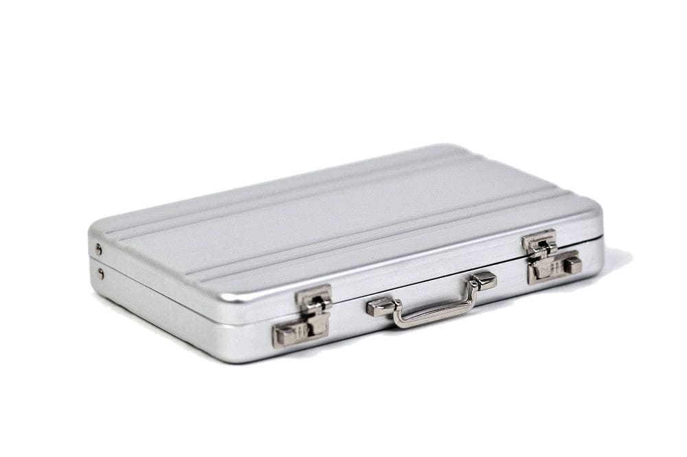 Visitenkartenetui aus Aluminium