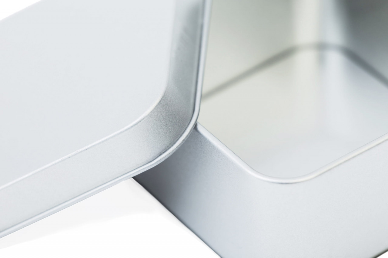 Quadratische Metallverpackung für Pralinen