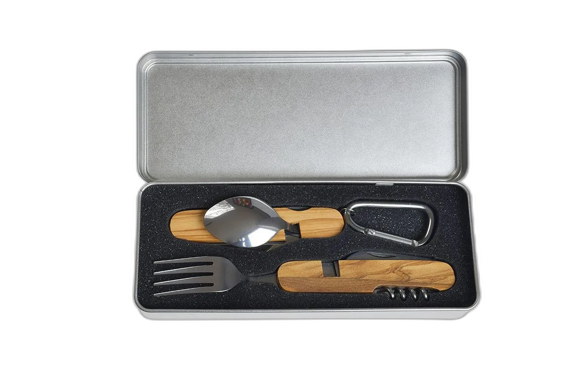 Präsentbox für Picknick-Besteck
