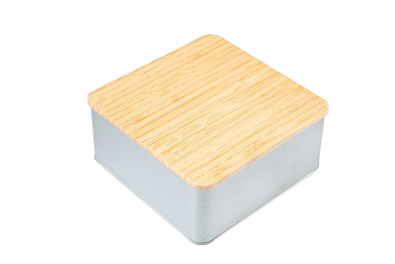 Keksverpackung mit Bambusdeckel