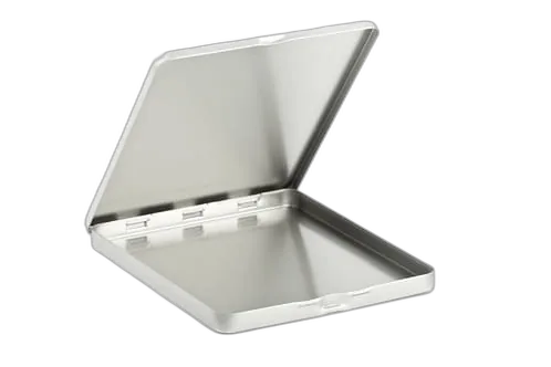 Eckige Metallverpackung für flache Produkte