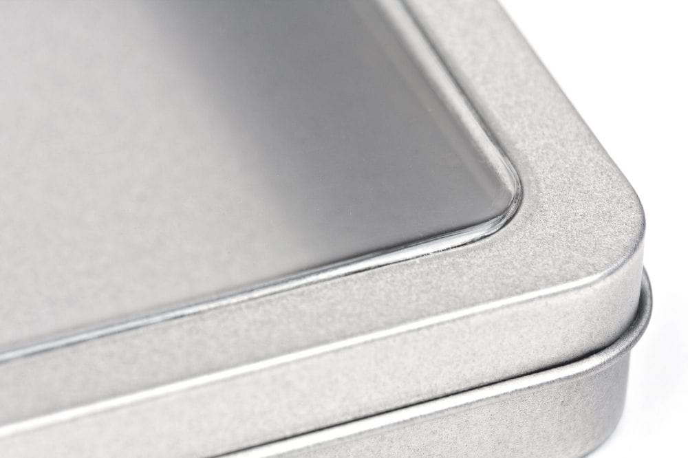 A6 Maxi View -Metallverpackung mit Sichtfenster