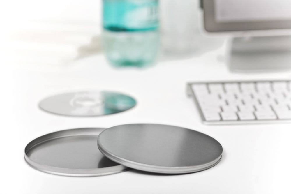 runde Metallverpackung für CDs