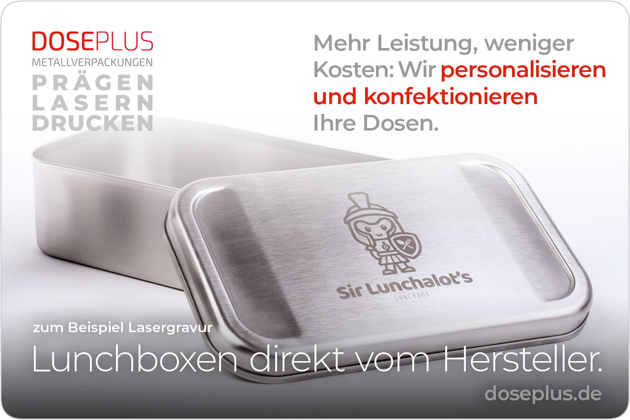 Lasergravur-Lunchboxen