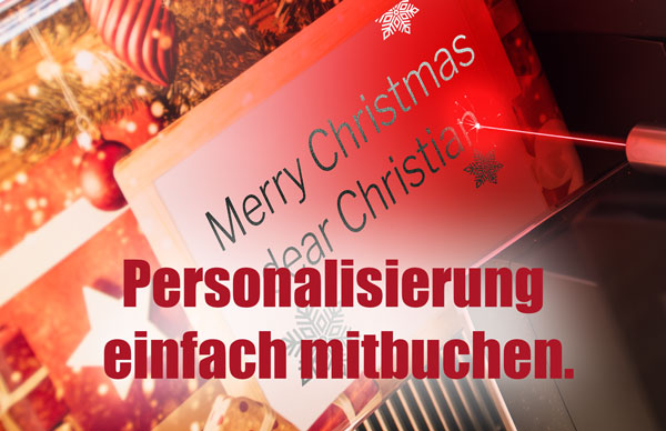 Adventskalenderdosen mit "Schneemann-Datumsschieber" und Befüllung